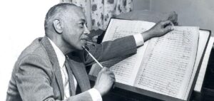 Black American composer William Grant Still (1895-1978)