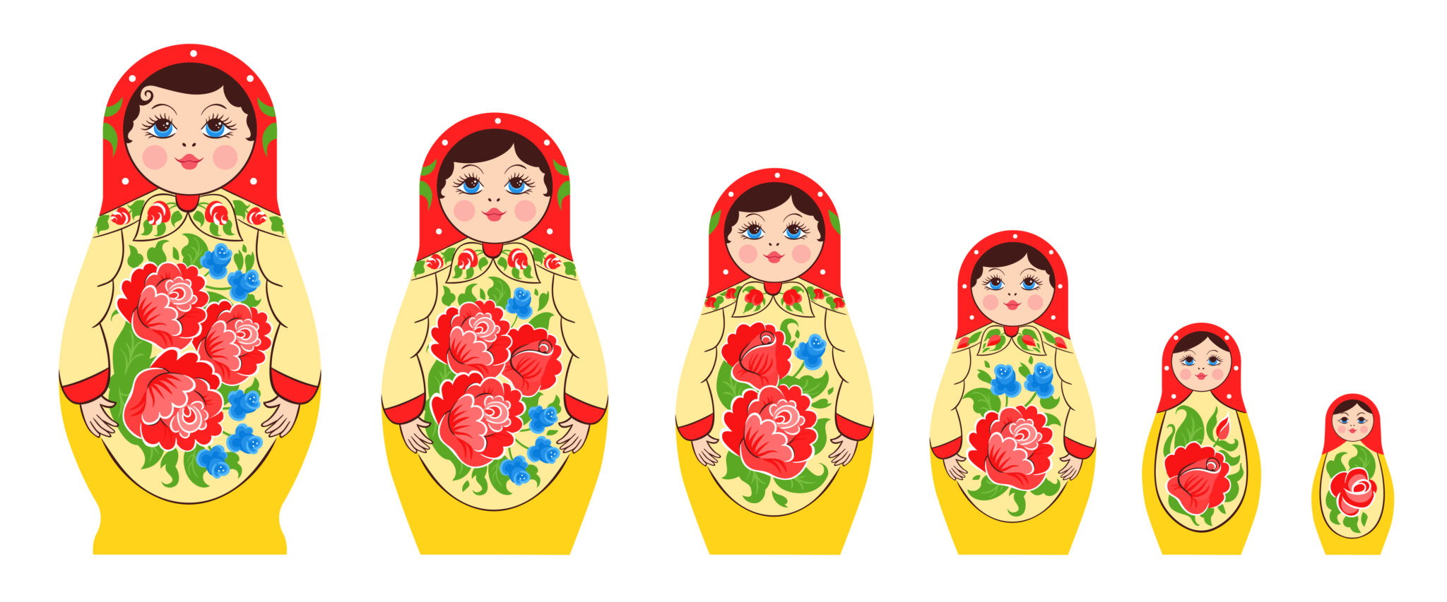 Image of nested Russian dolls.